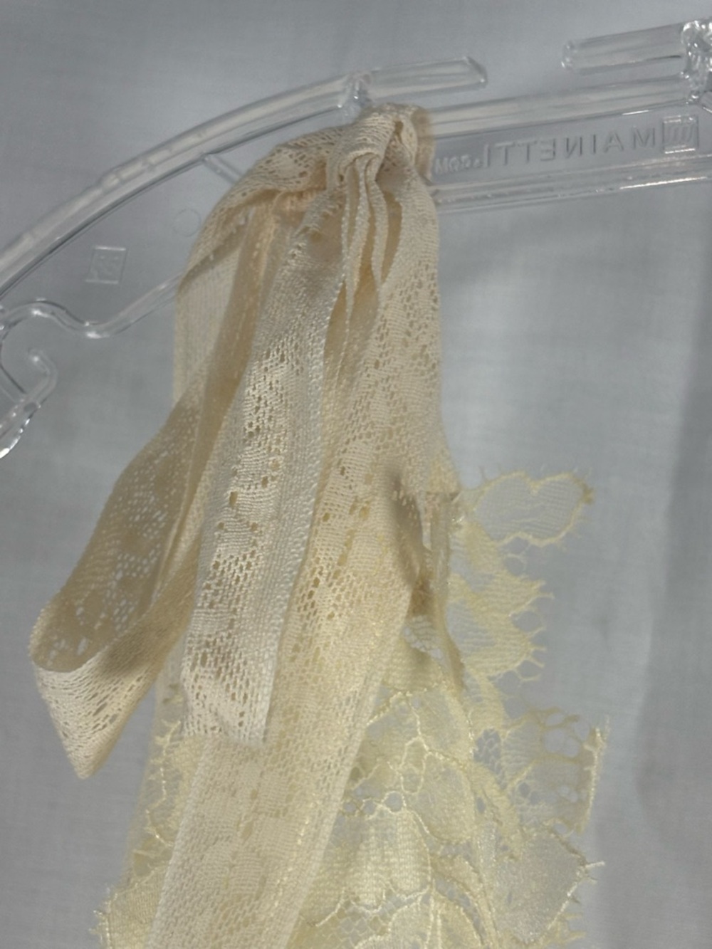 EUC ZIMMERMANN Lace Trim Ivory Tie-Shoulder Babydoll Dress / nightie Size 0 - Picture 7 of 10